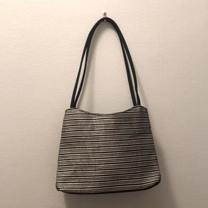 Lightweight Raffia & nylon casual collapsible bag